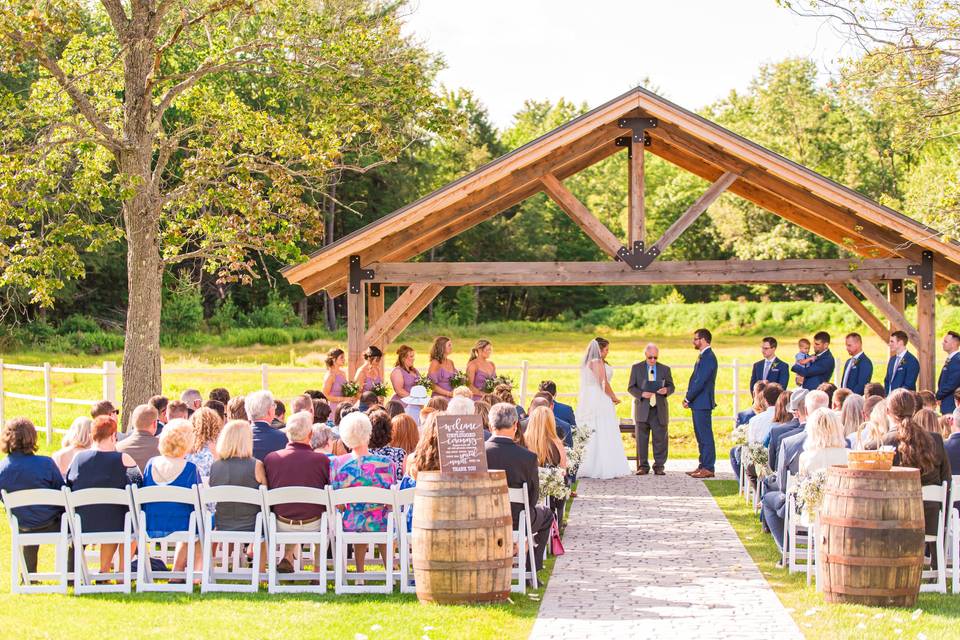 Outdoor ceremony