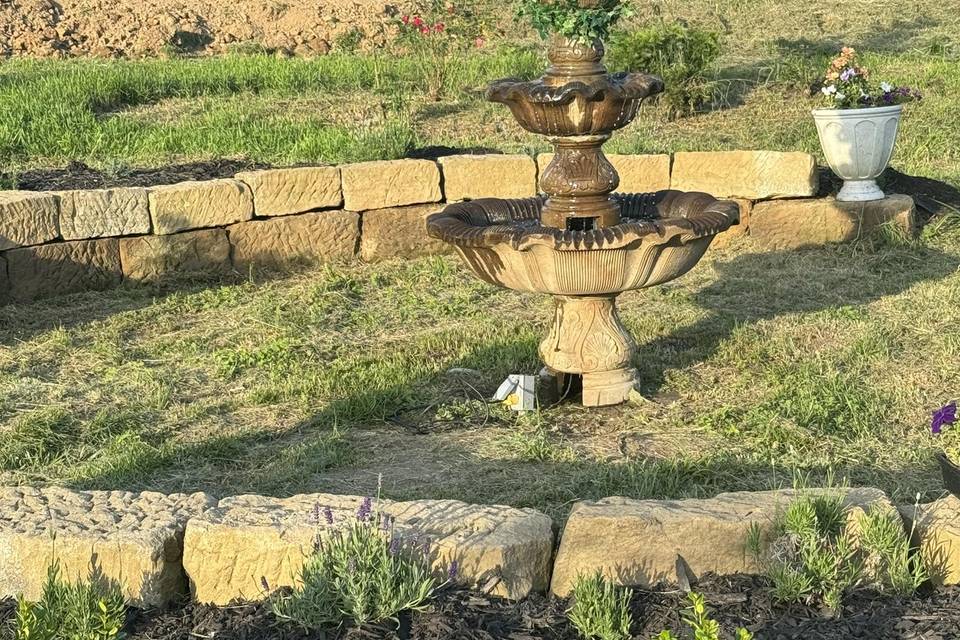 Garden fountain