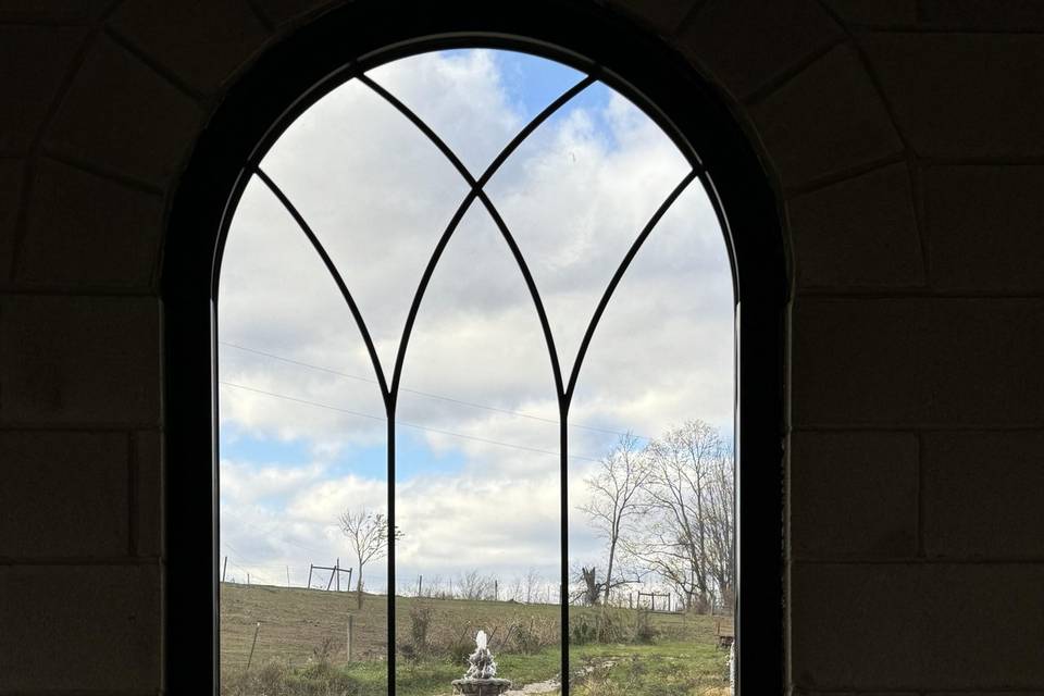 Through her window