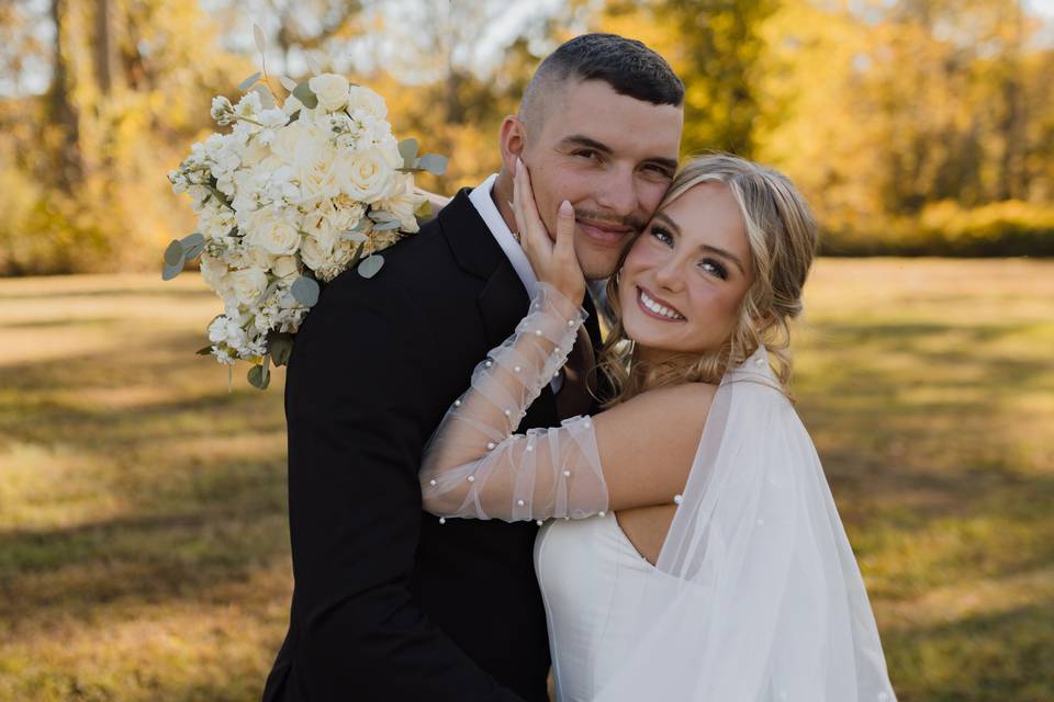 Fall Bride & Groom