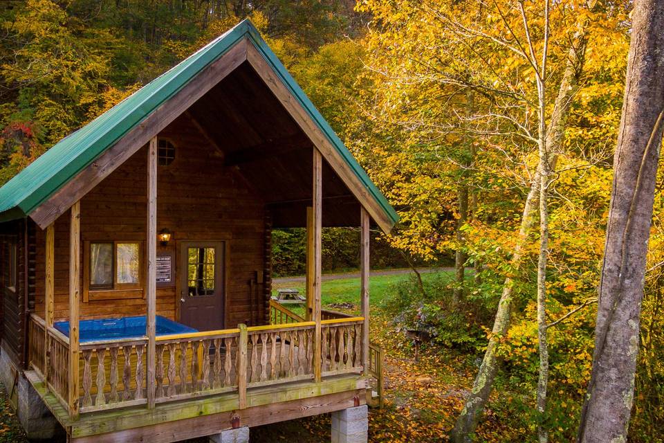 Relax in a hot tub