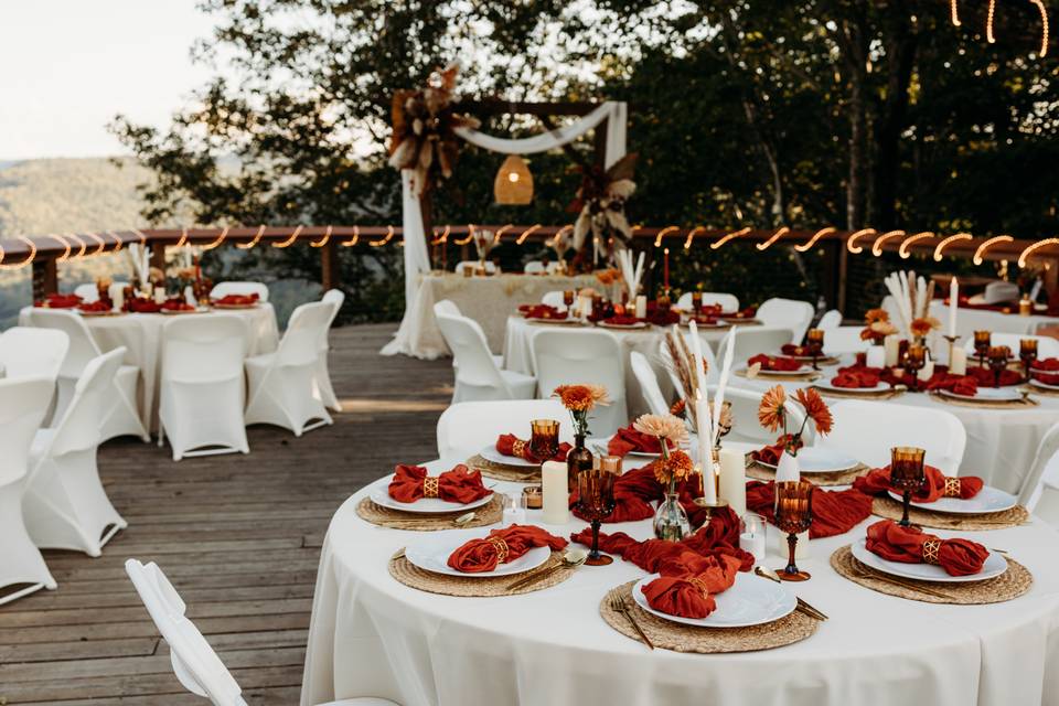 Reception on the Deck