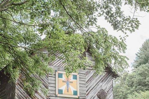 Entrance to reception barn