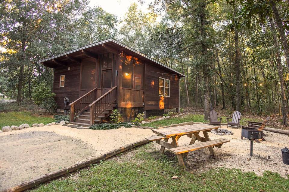 1 out 5 of our Luxury Cabins