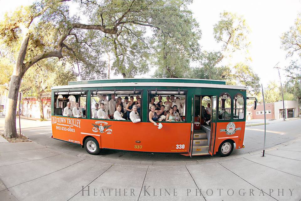 Old Town Trolley Transportation Savannah, GA WeddingWire