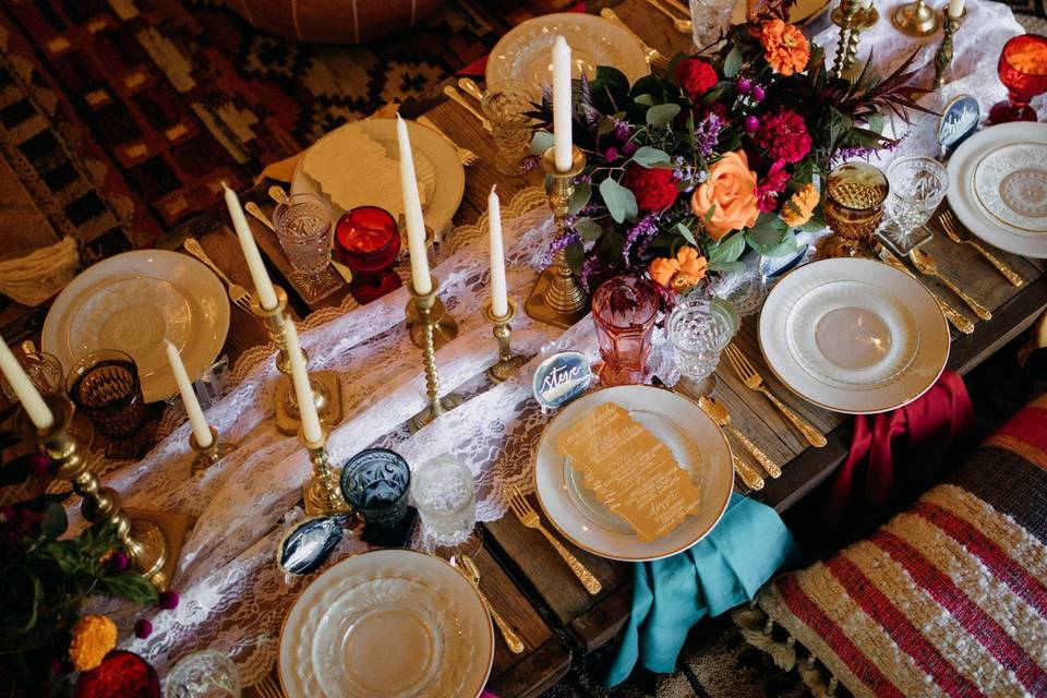 Reception table | Brittyn Elizabeth Photography