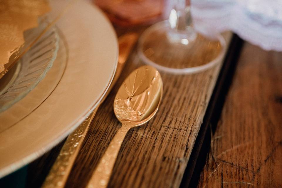 Cutlery and glassware | Brittyn Elizabeth Photography