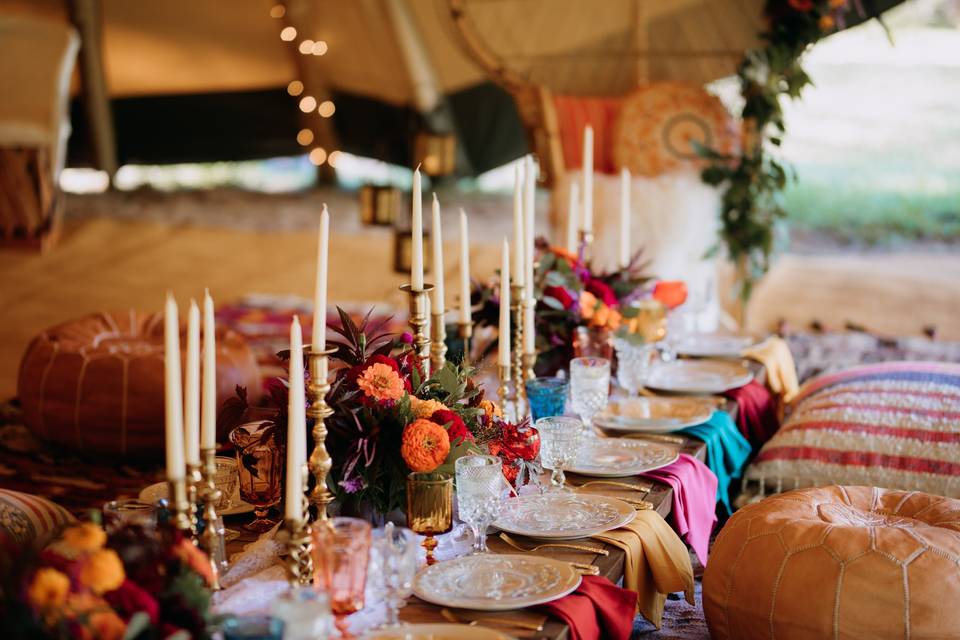 Table setting and decor | Brittyn Elizabeth Photography