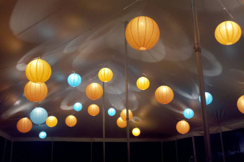 Paper Lanterns with Lights