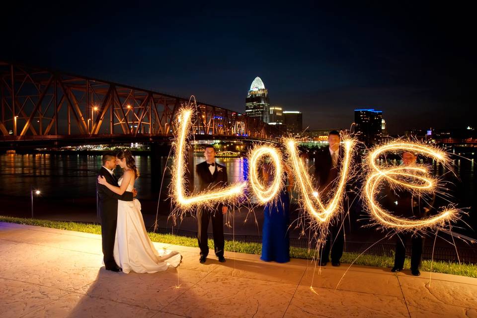 Creative couple portrait