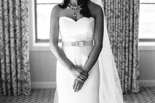 Bride at the beach