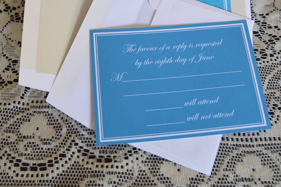 Wedding invitation card