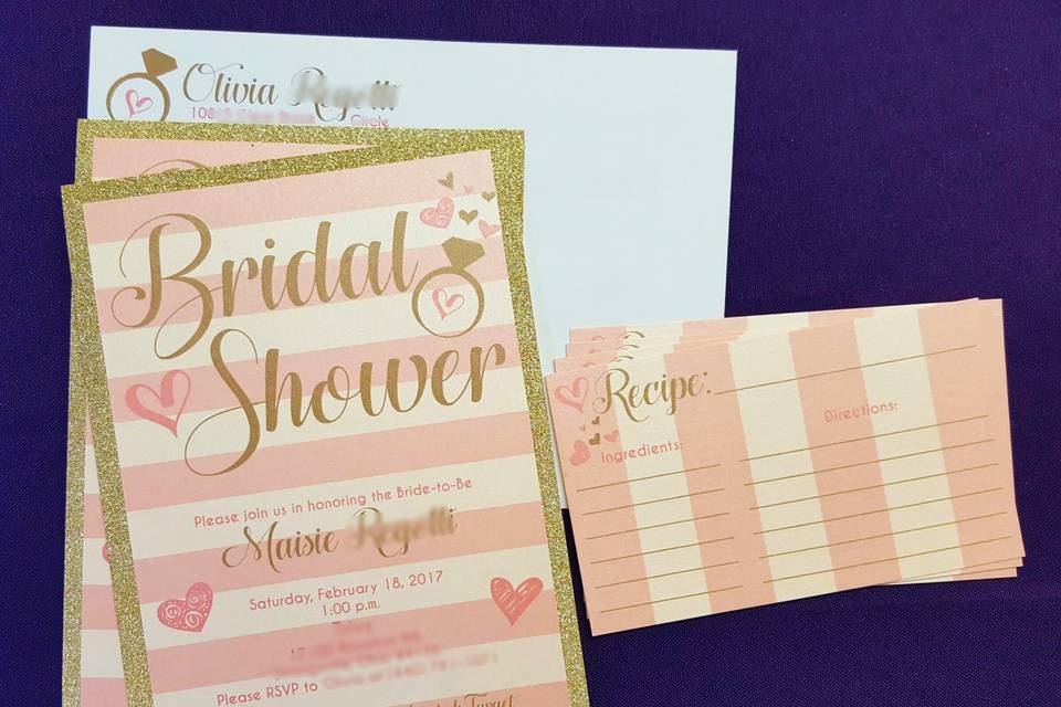 Wedding invitation card