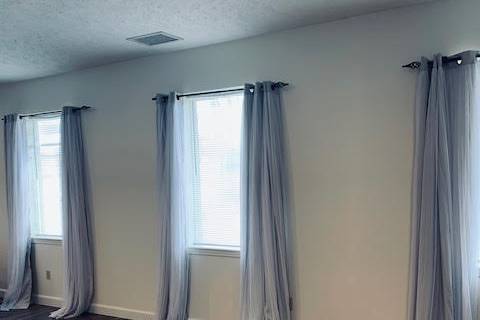 Newly installed lightup drapes