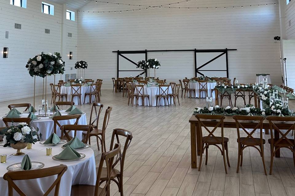 Reception decor