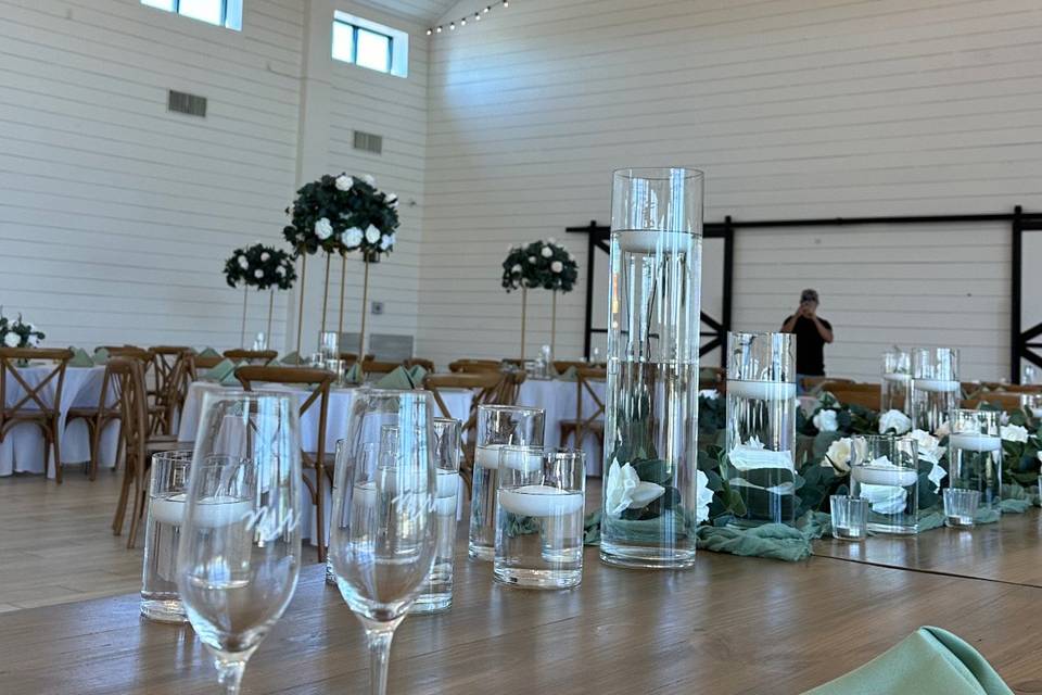 Reception decor