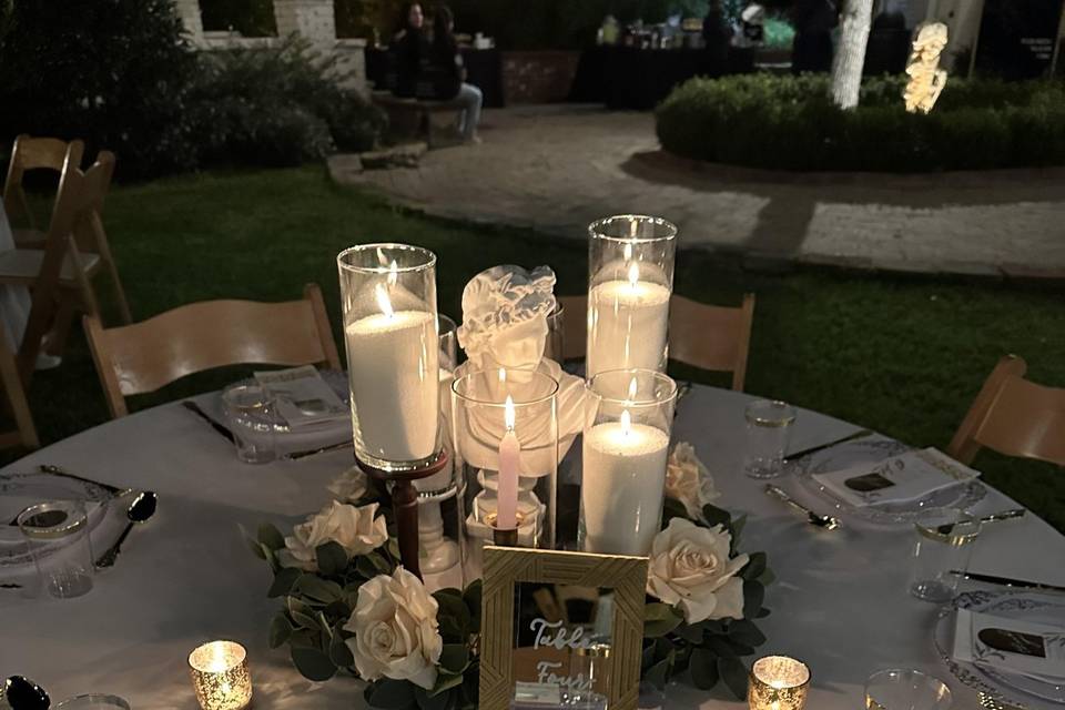 Reception decor