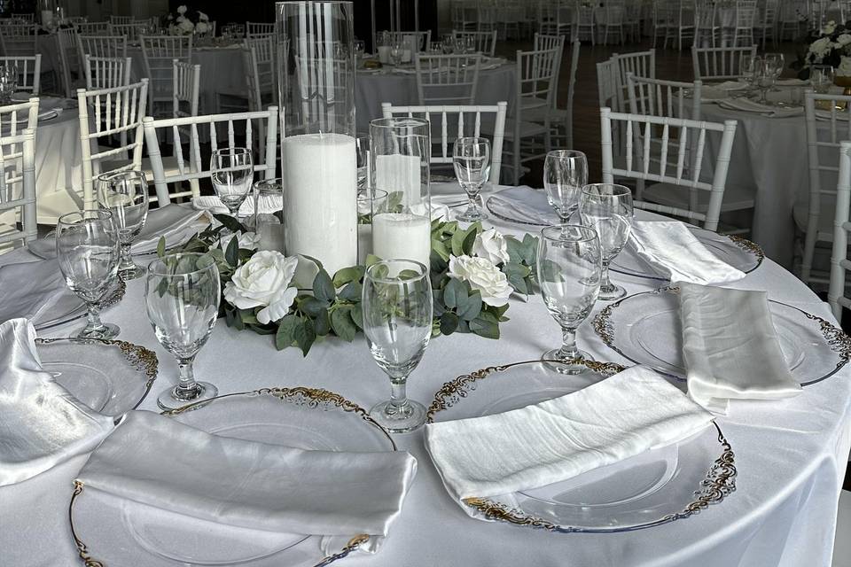 Reception decor