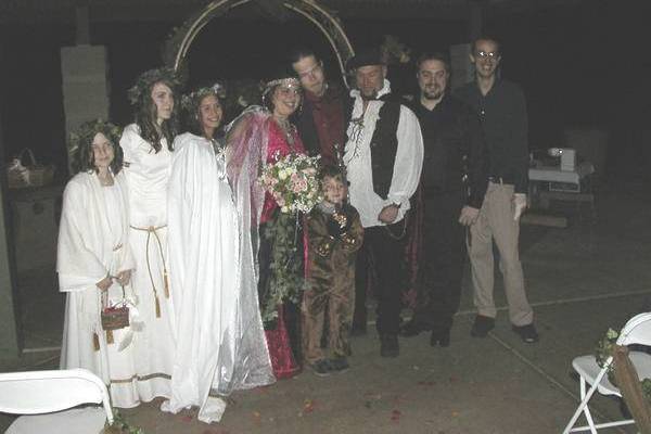 Bride and Maid of Honor standing next to each other