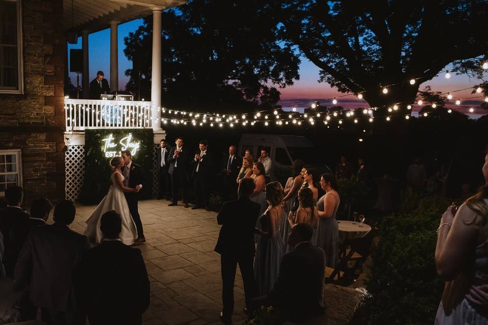 Backyard Dance Floor