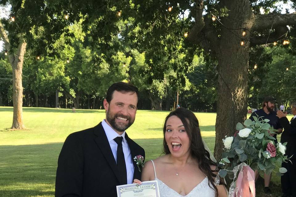 We got hitched!