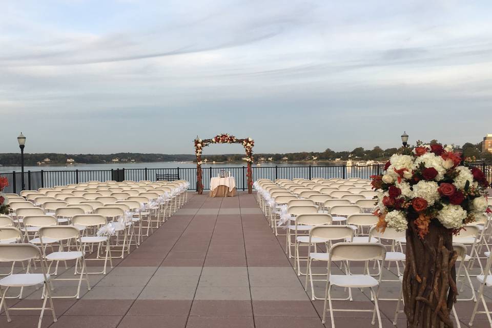 Outdoor Ceremony Setup