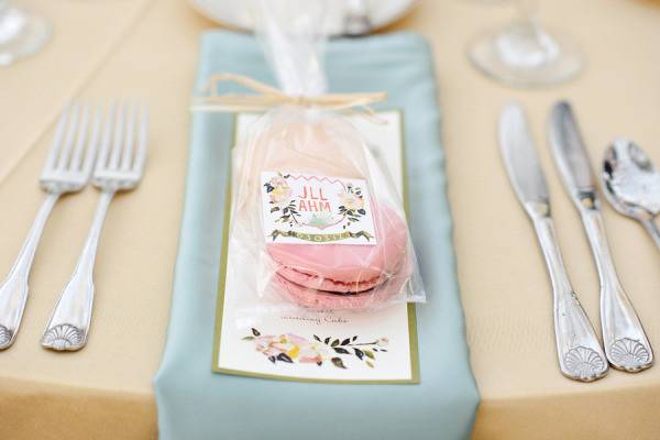 French Macarons and Dinner Menu