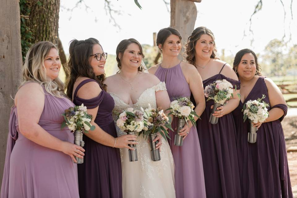 Bridesmaids Purple