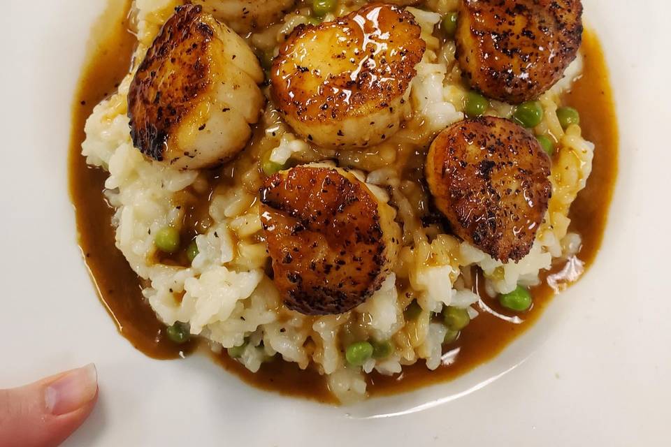 Cajun Seared Scallops