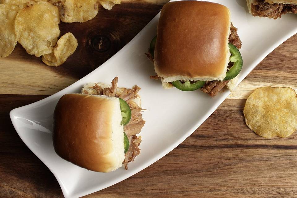 Pit Pulled Pork Sliders