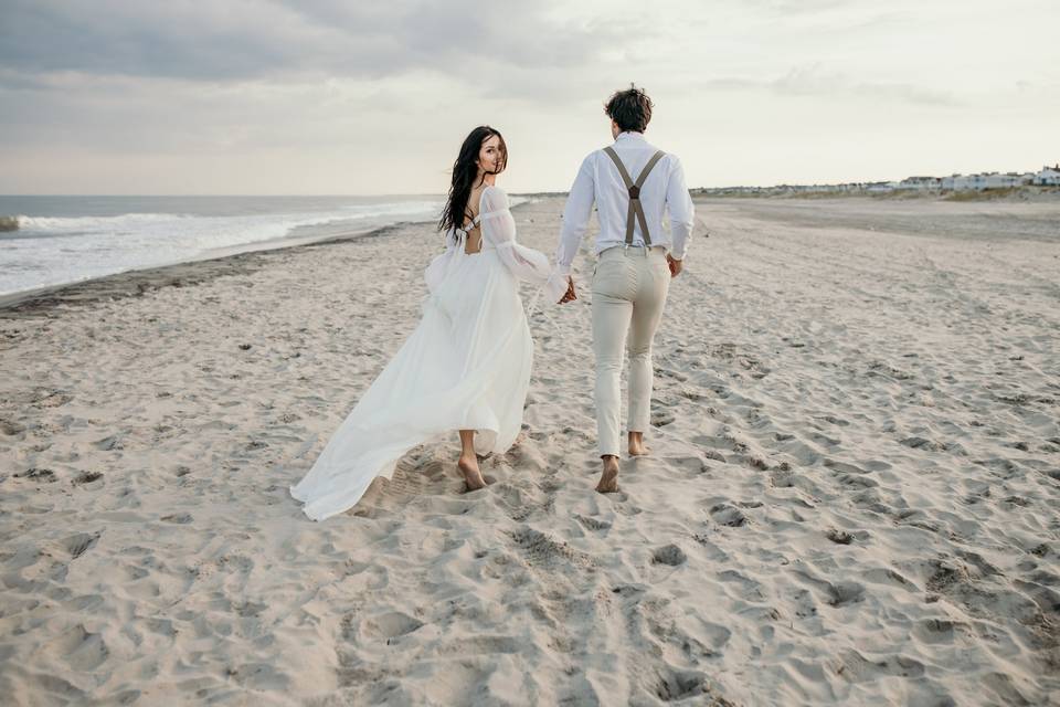 Beach engagement