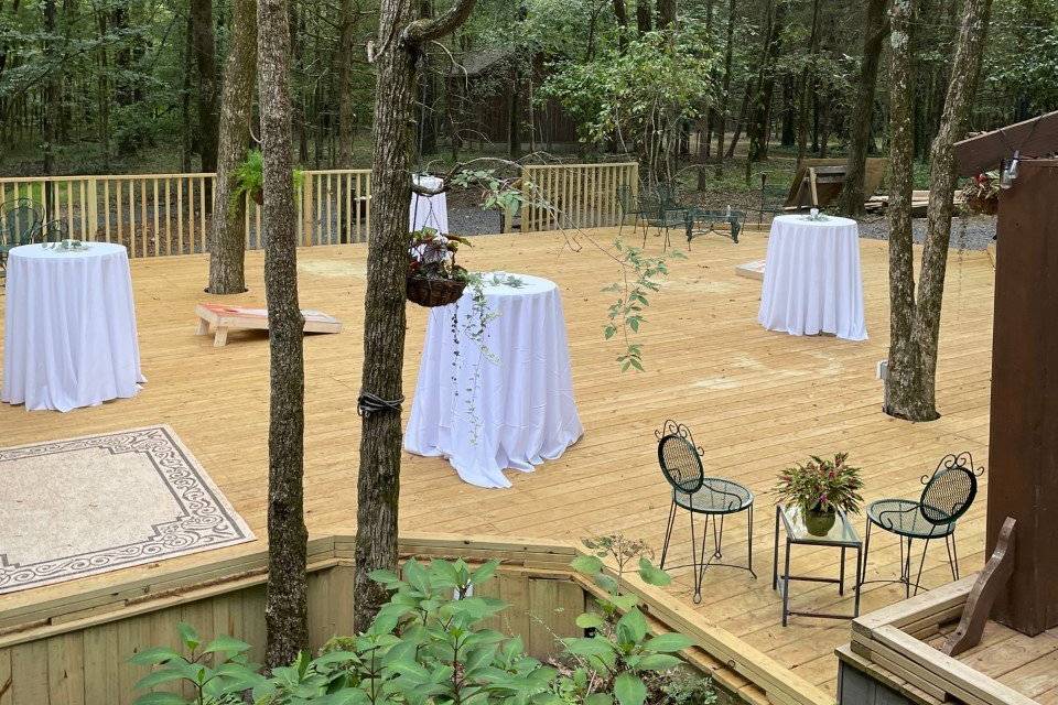 Wynnewood Weddings/Patio area