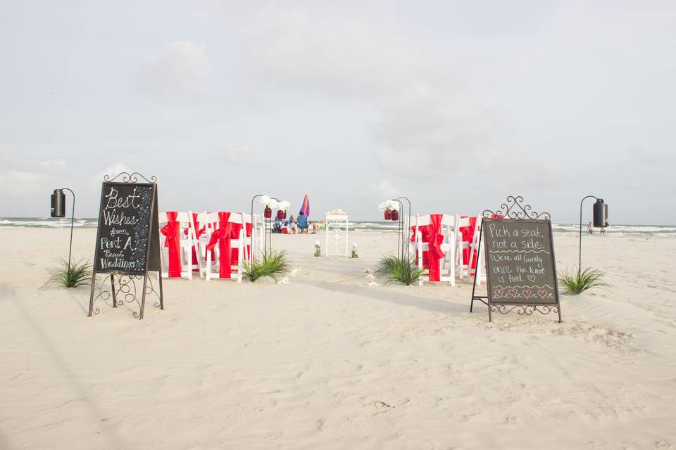 Port A Beach Weddings