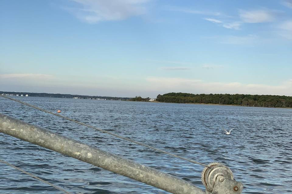 Out on the water