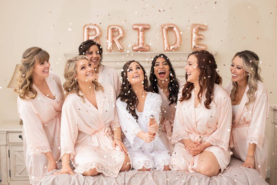 Bridesmaids Confetti Fun