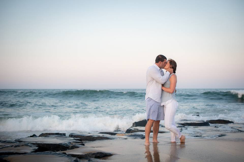 Beach Engagment - Spring Lake