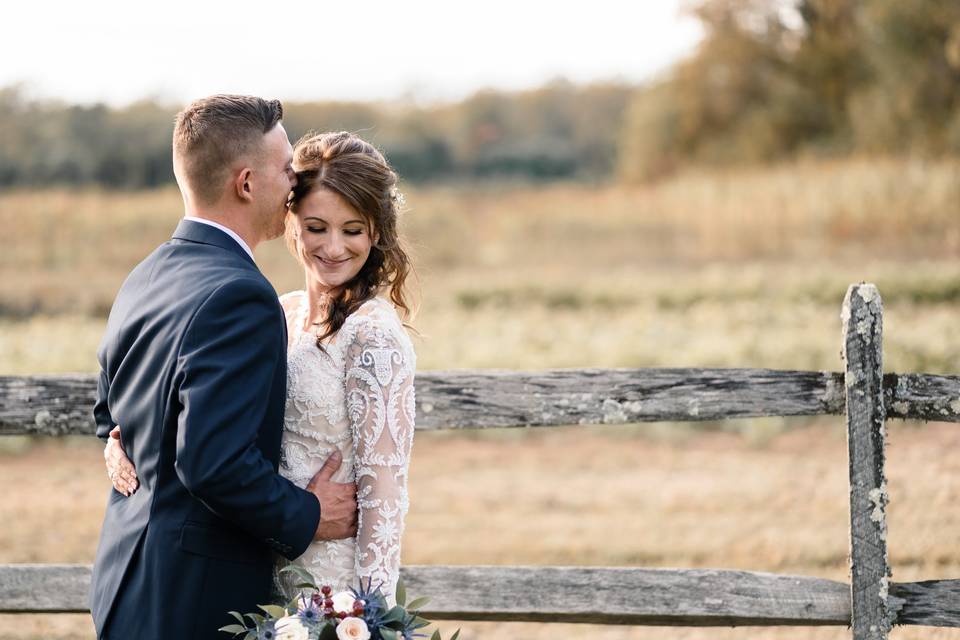 Golden Hour - Bride and Groom