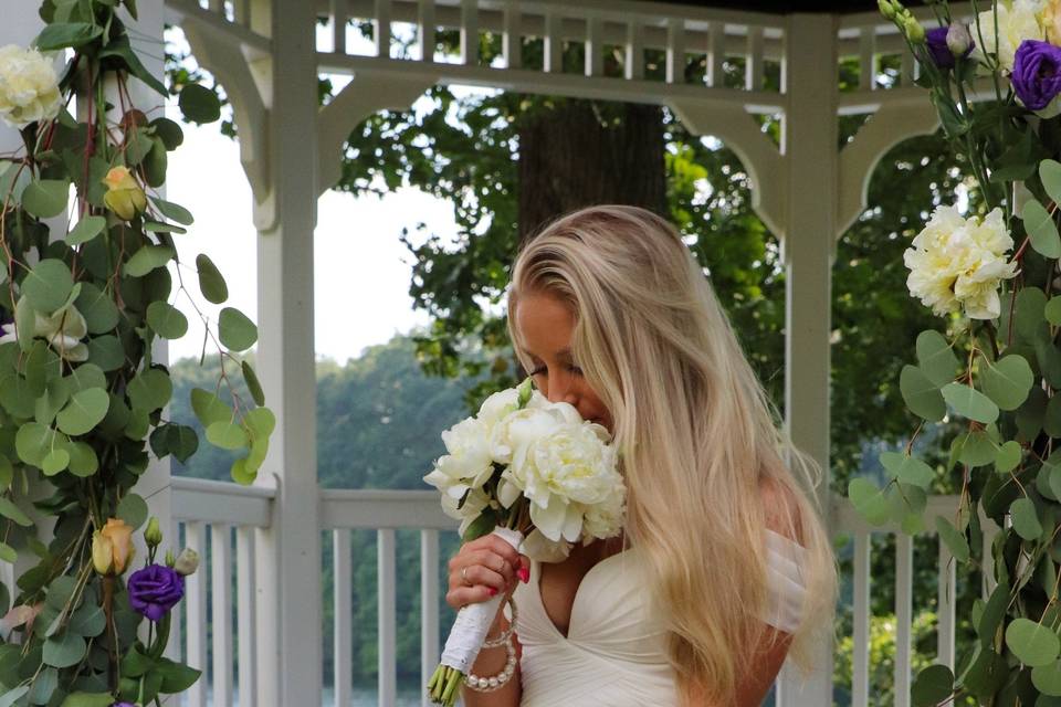 Bride in Gazebo