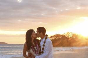 Sunset wedding