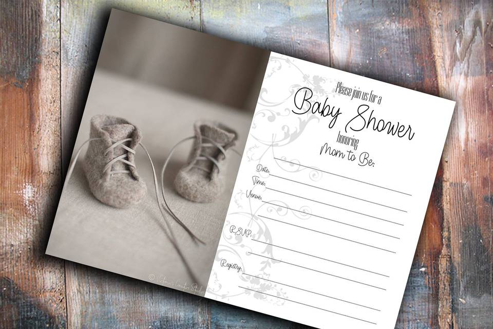 Baby shower card