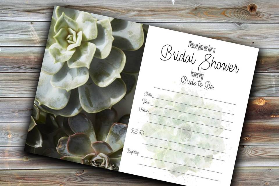 DIY Bridal Shower Card