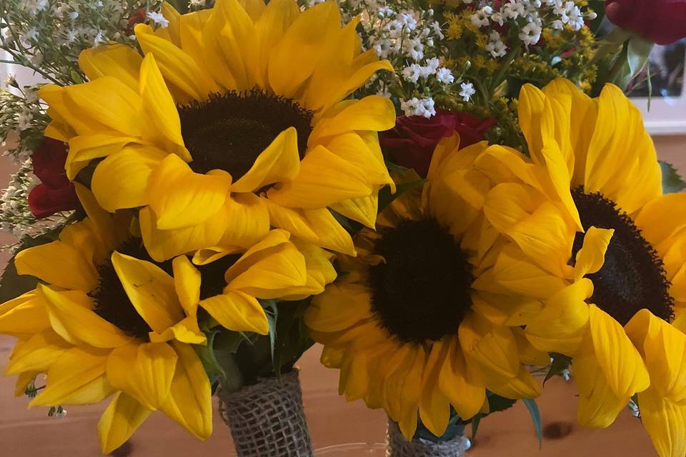 Sunflower wedding