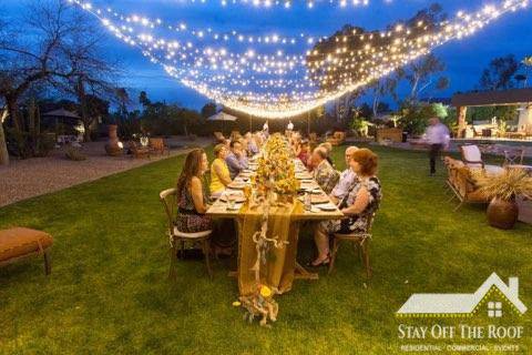 Phoenix AZ Wedding Reception Lights