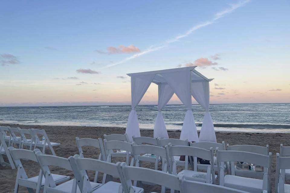 Beach wedding