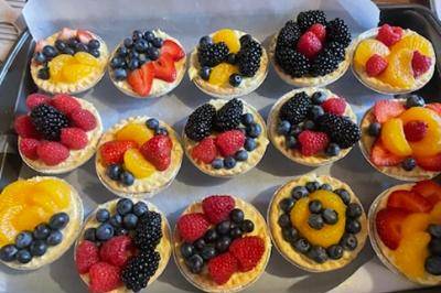 Fruit Tarts for Bridal Party