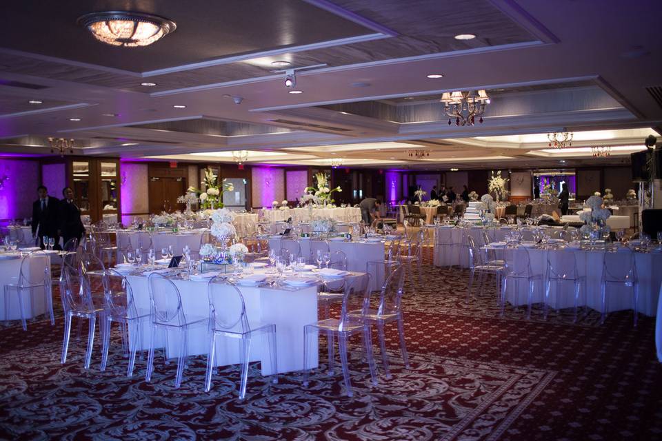 Wedding reception area