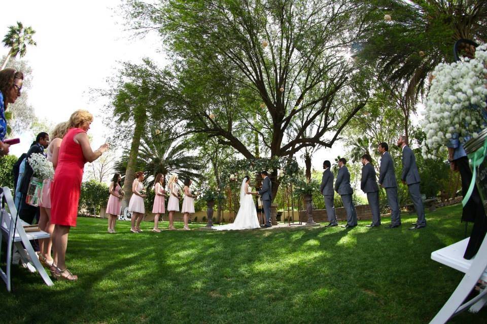 Outdoor ceremony