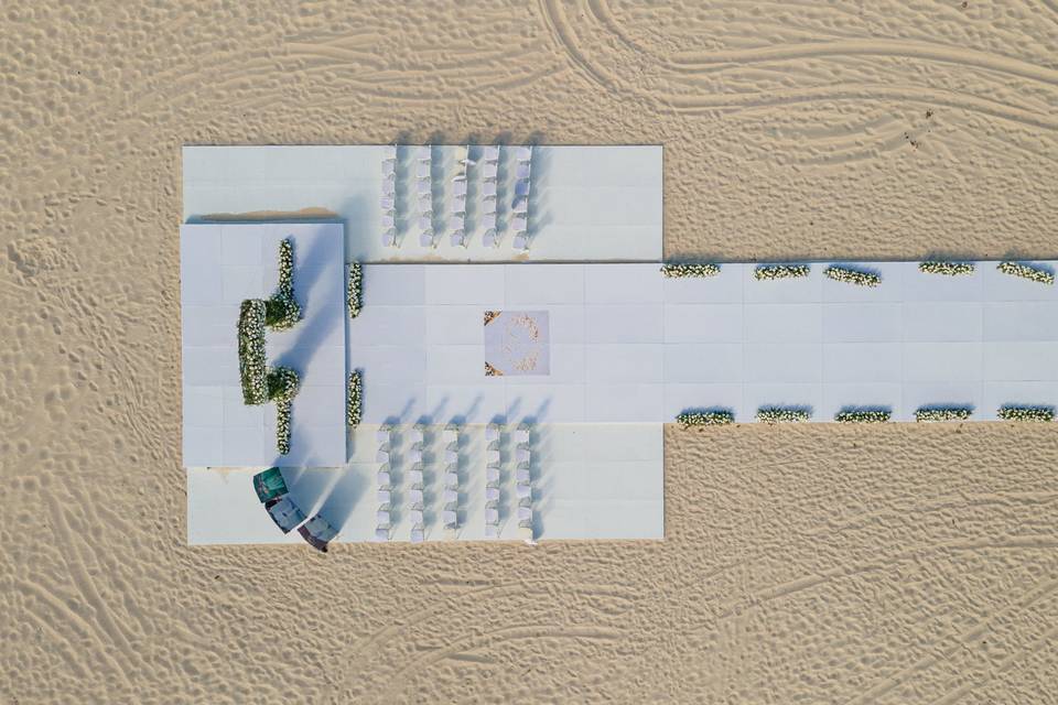 Ceremony on the beach