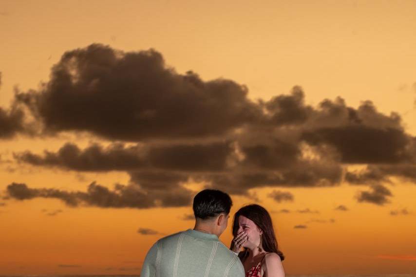 Marriage Proposal At Jaco