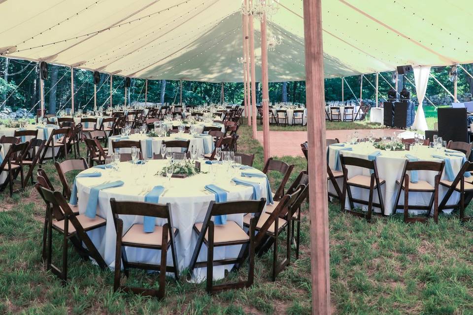 Tent interior